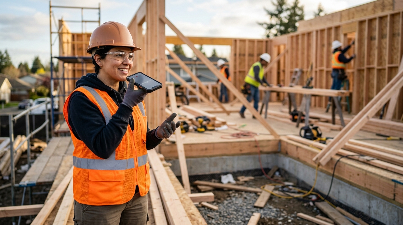 New: Post Jobs and Price Work by Voice — No Typing on Site