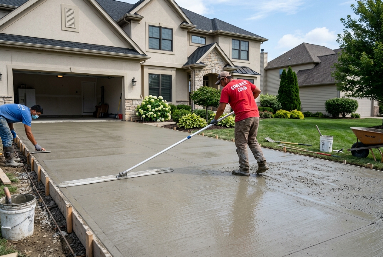 Concrete residential project