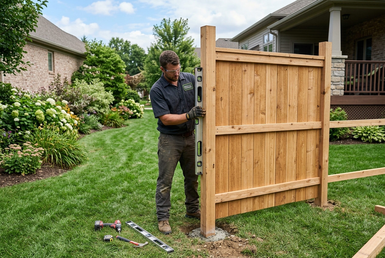 Fencing residential project